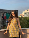 Vanshika backless padded Kurti