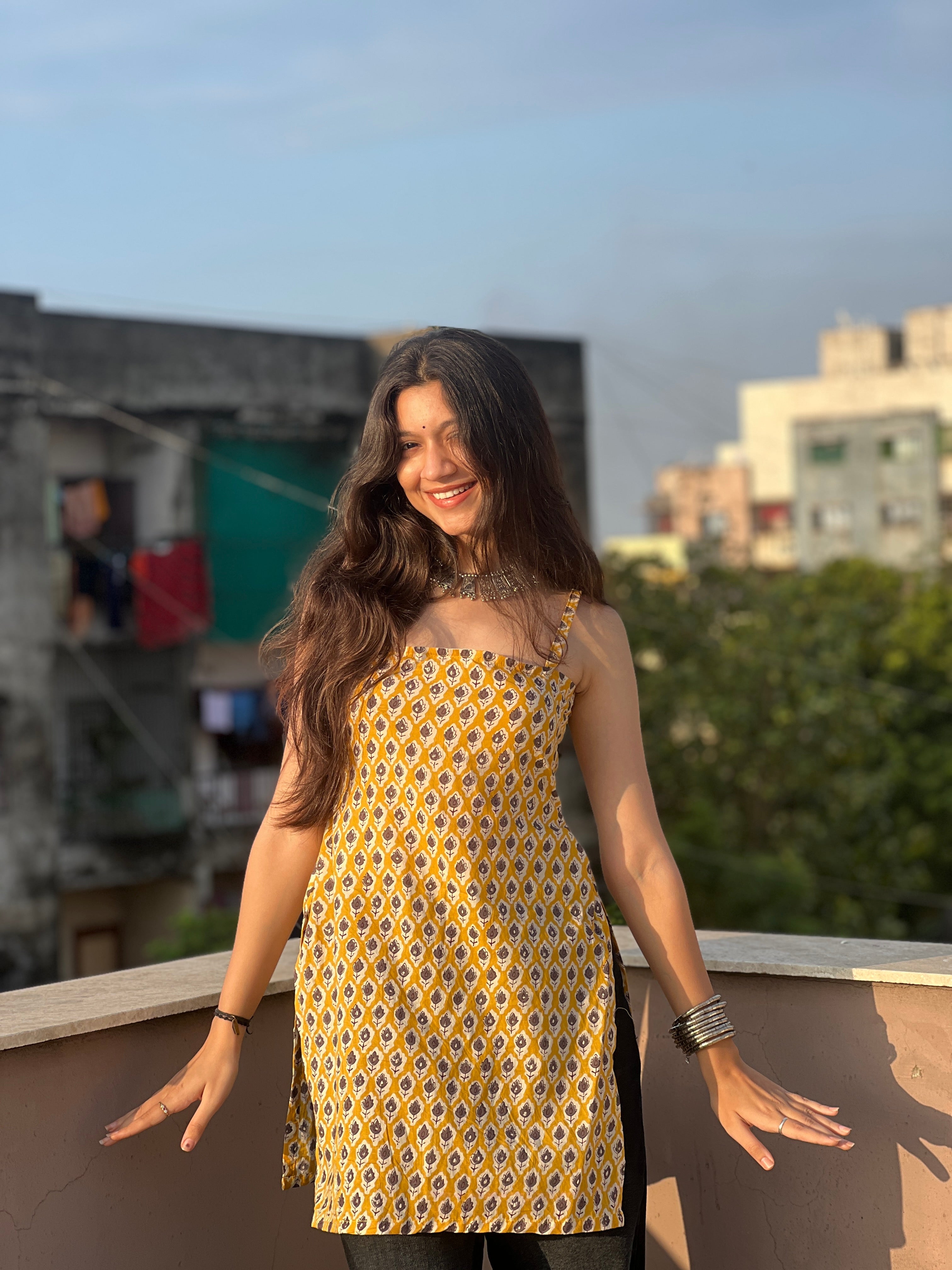 Vanshika backless padded Kurti