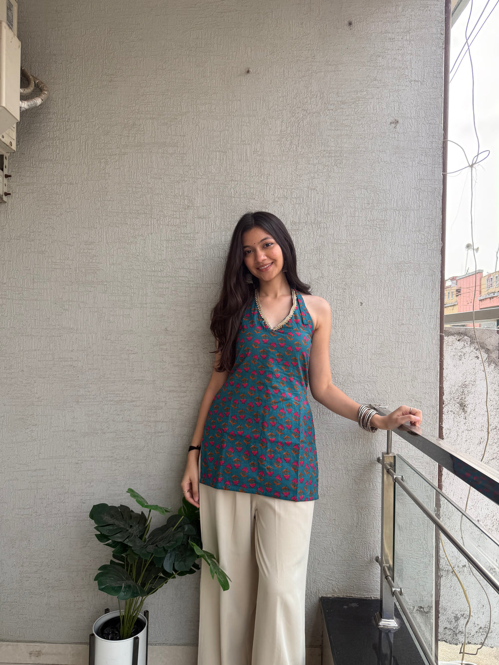 Prisha Backless padded kurti