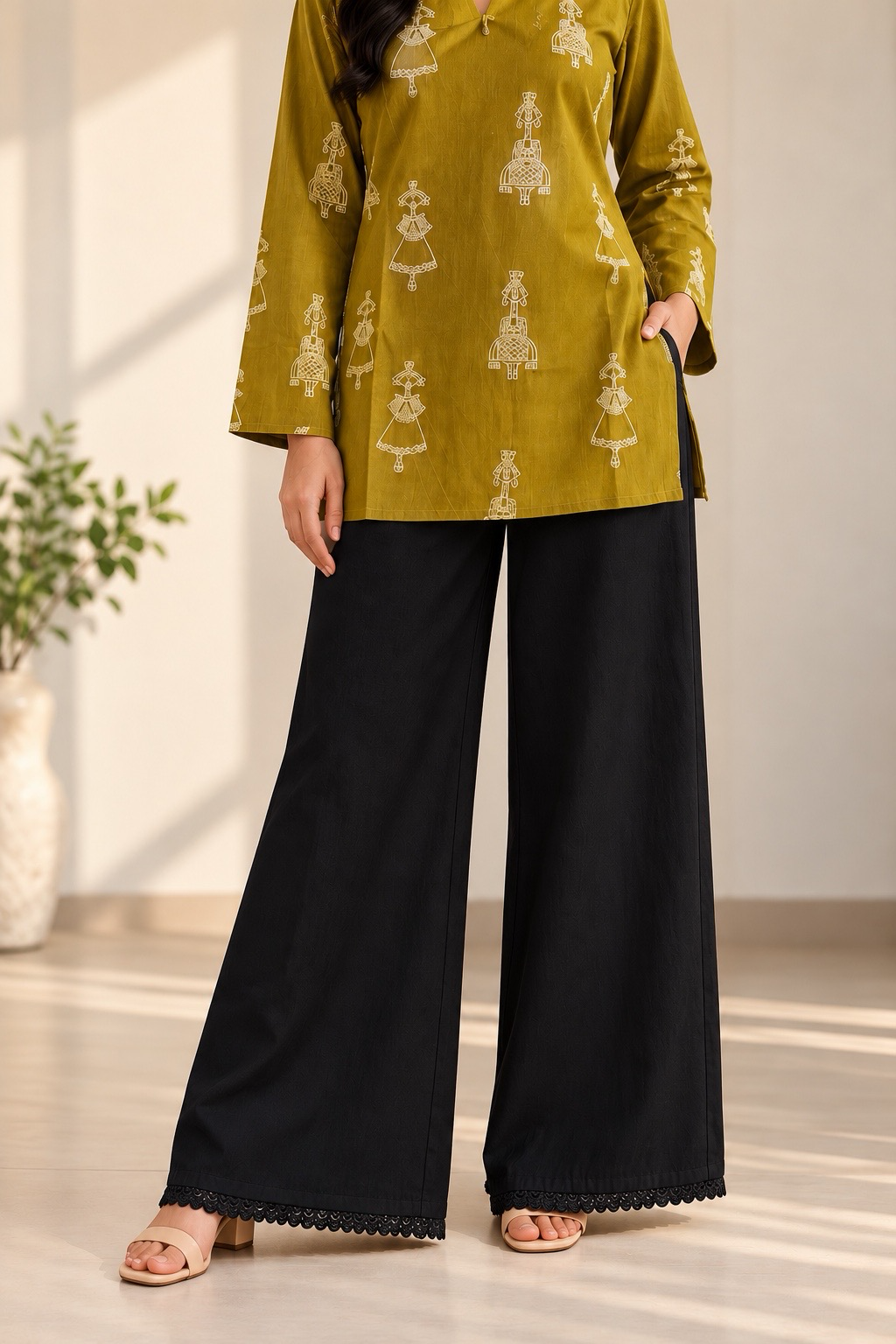 Black Linen Pants