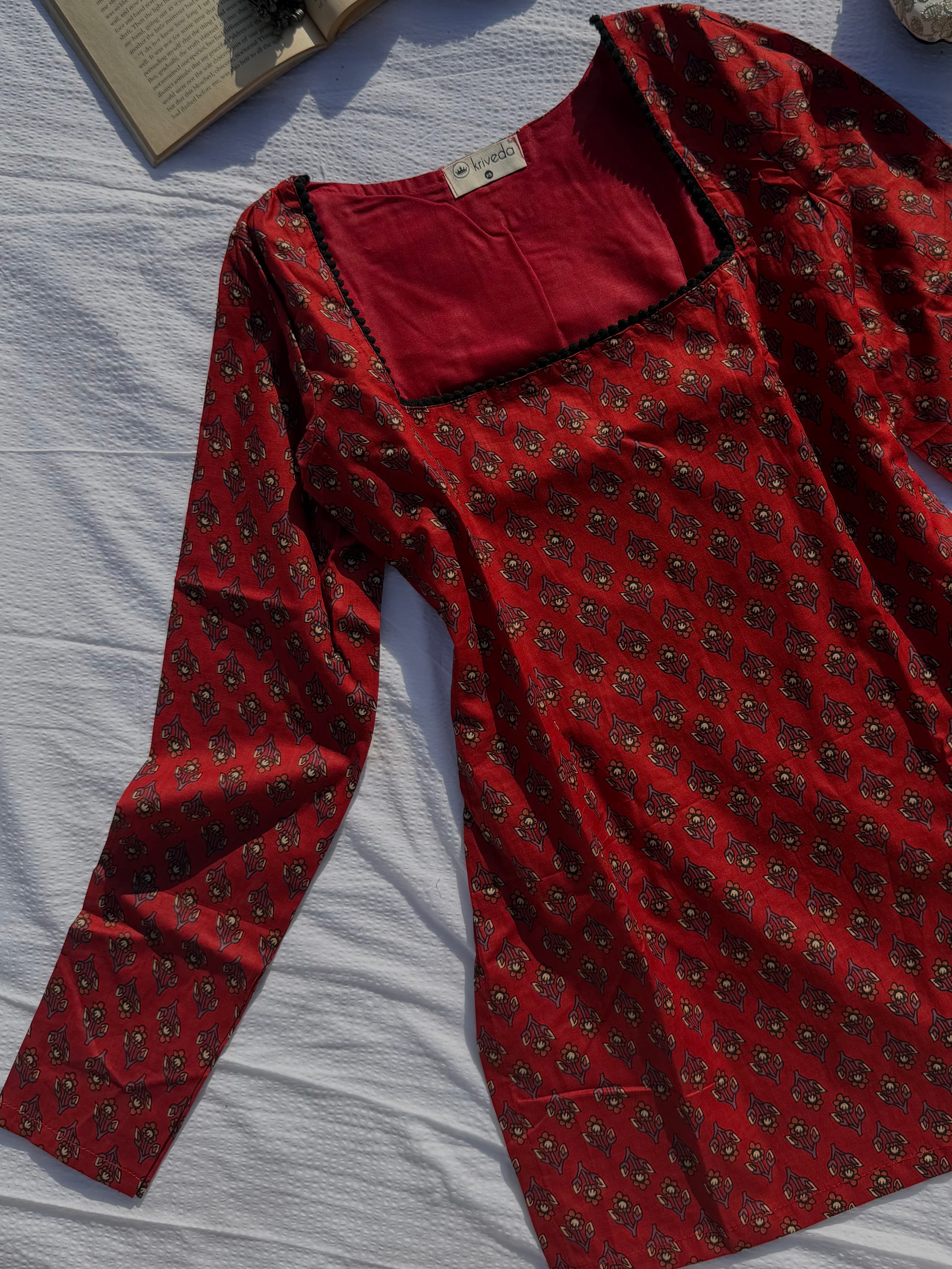 Kaveri Full Sleeves Kurti