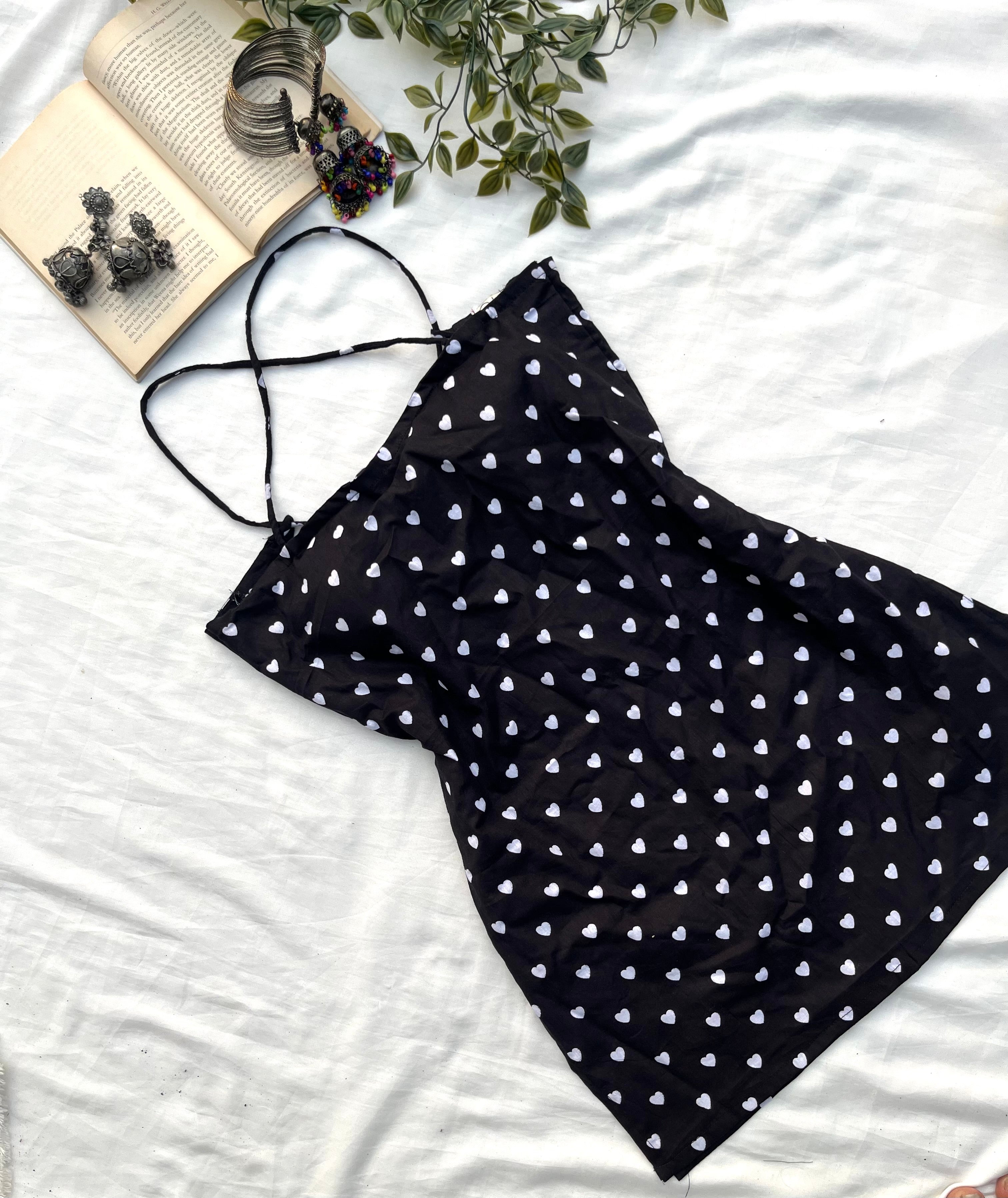 Blackheart padded criss cross back kurti