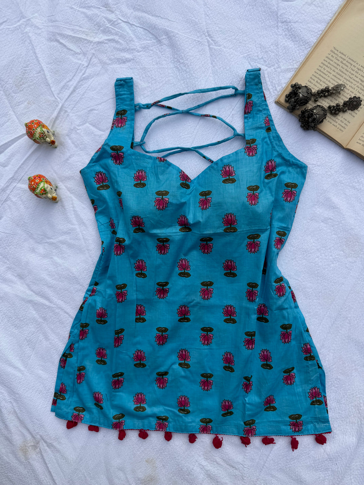 Meher backless padded kurti