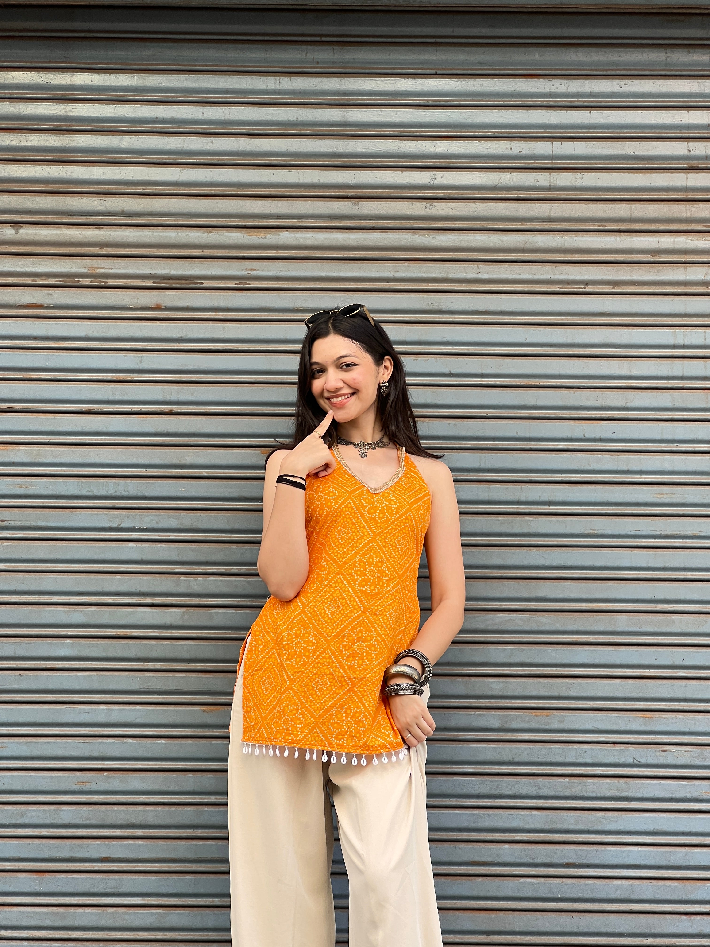 Himani Padded Halterneck Kurti