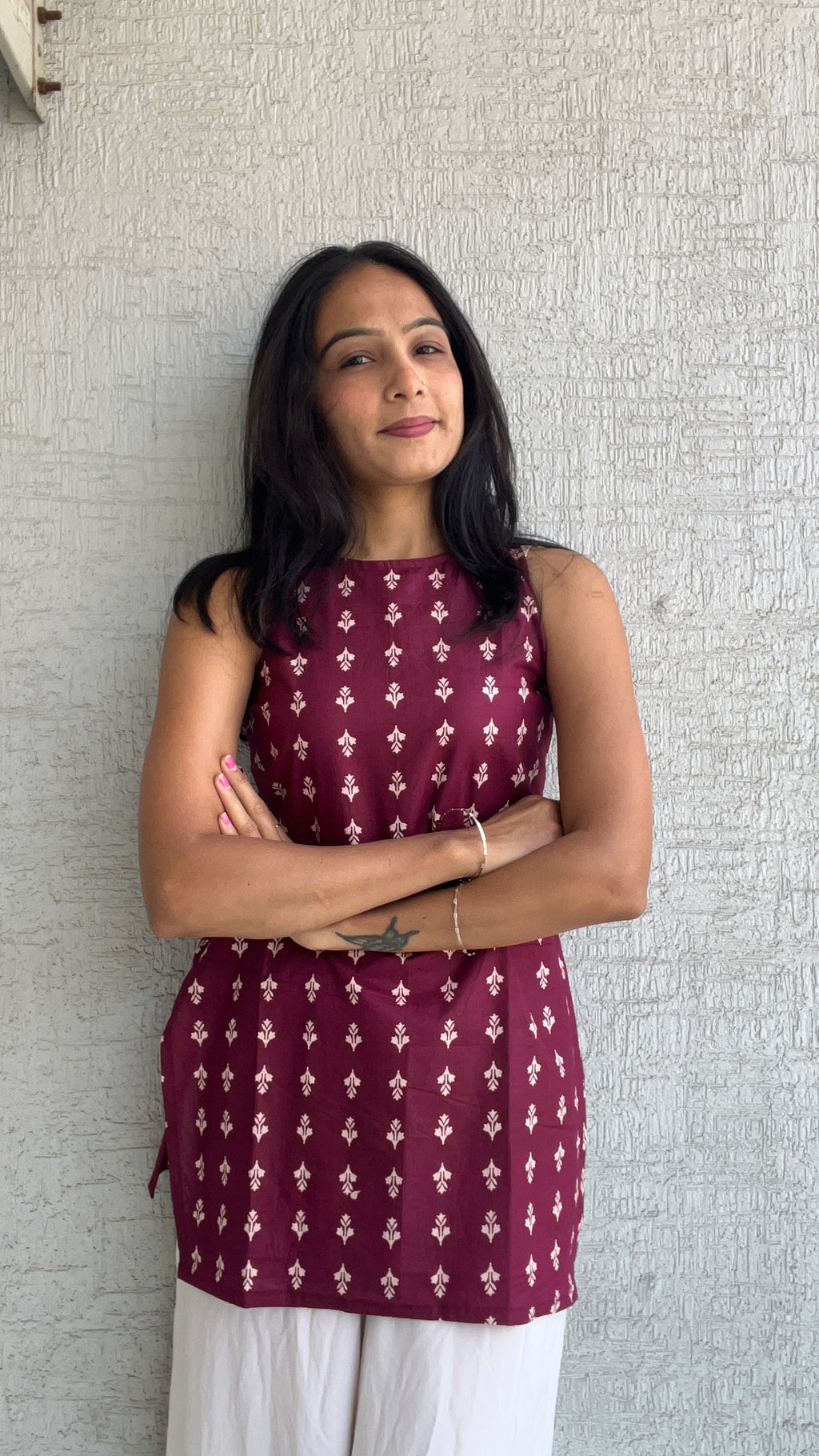 Krisha halter neck kurti