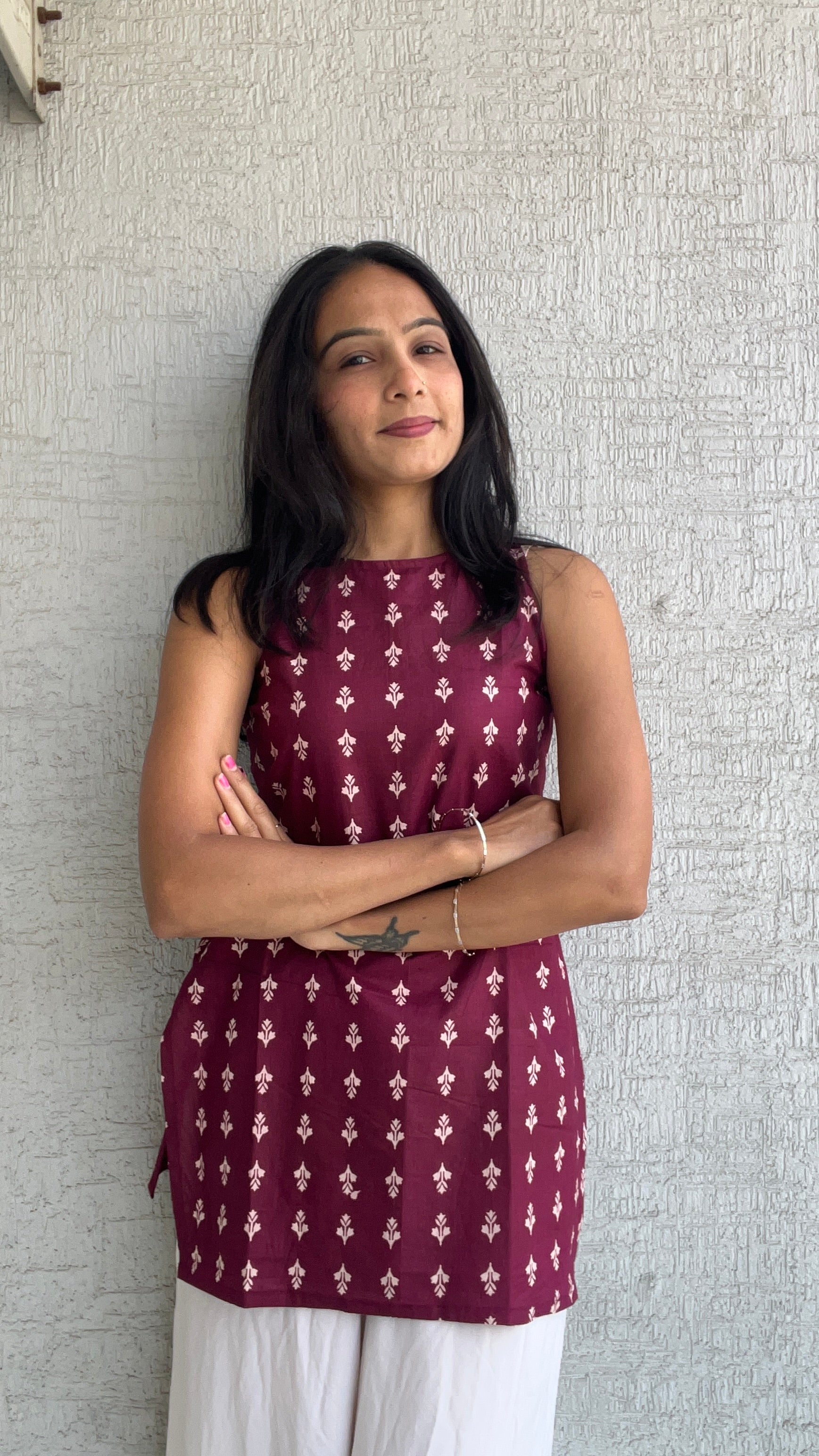 Krisha halter neck kurti