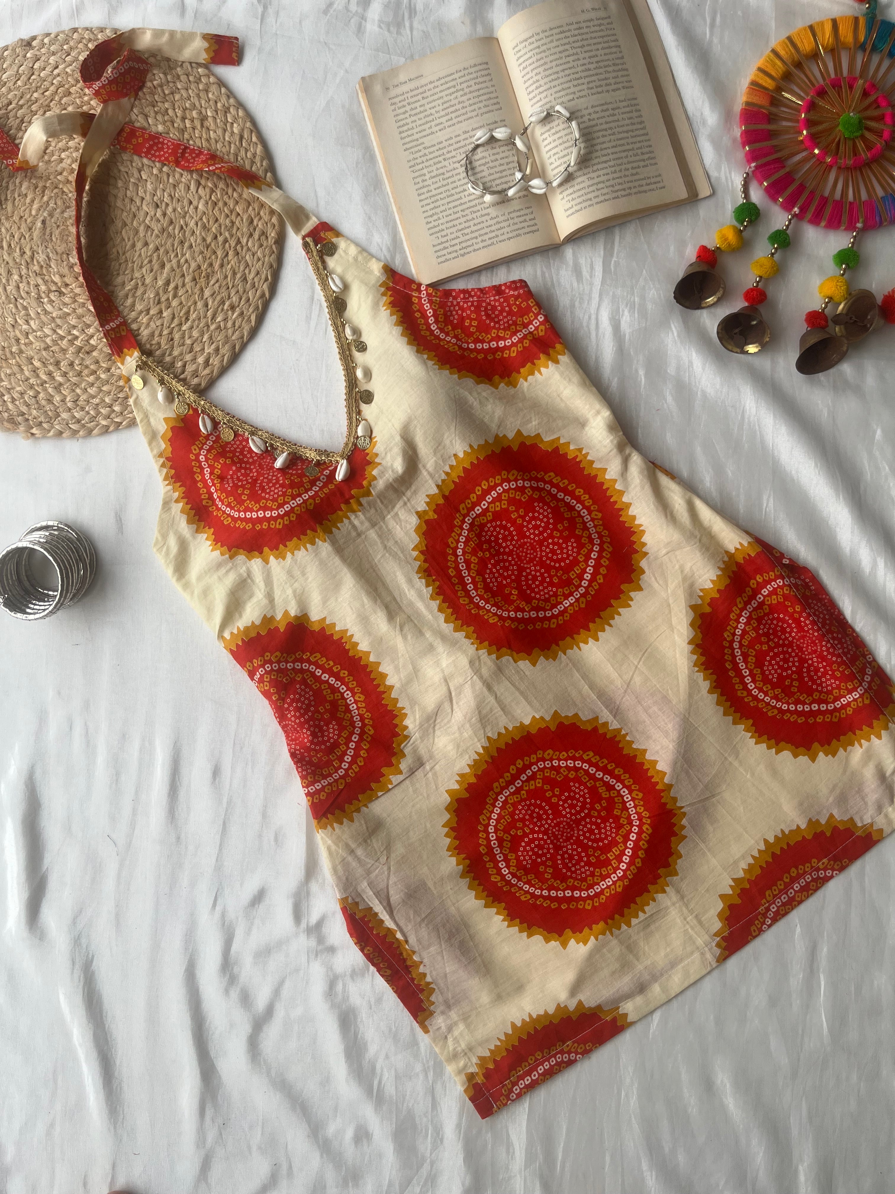Kumkum padded kurti