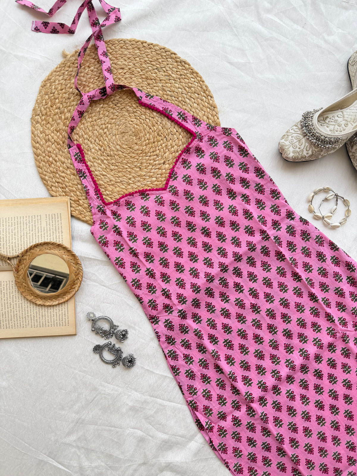 Aayesha halterneck long kurti