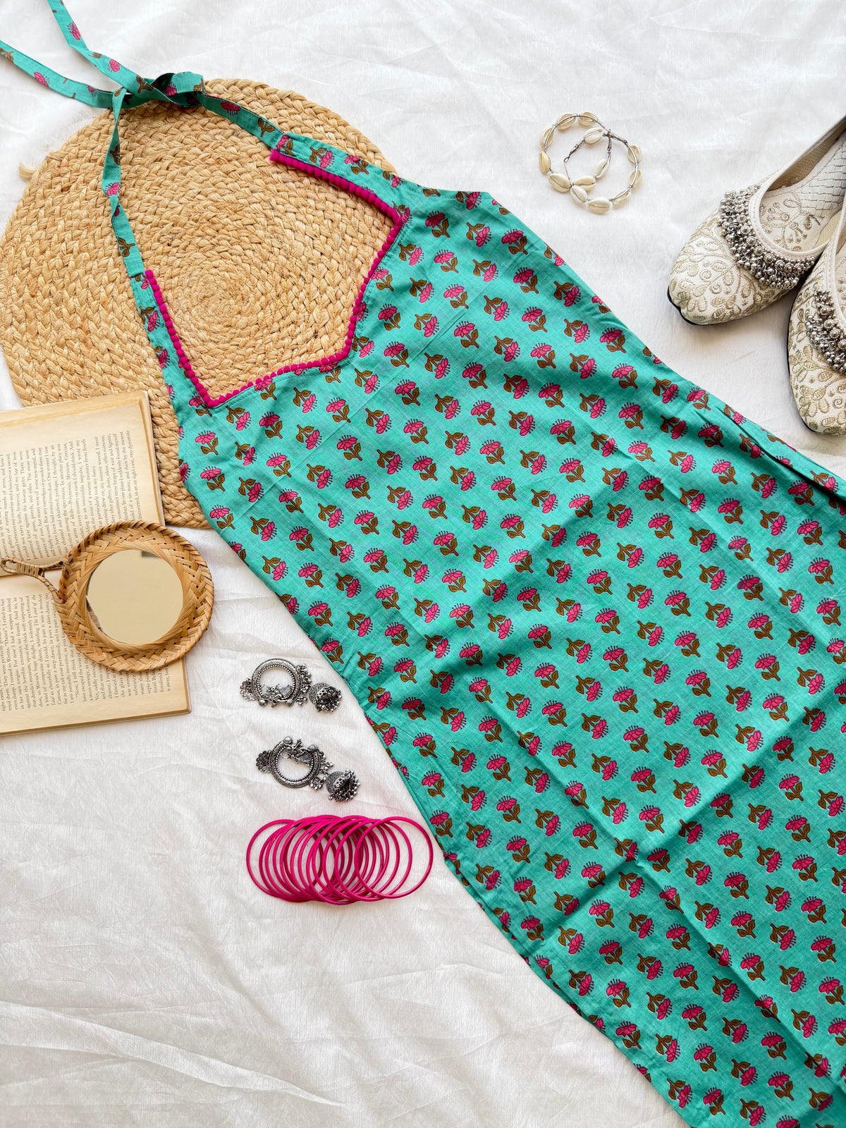 Haya long Halterneck kurti
