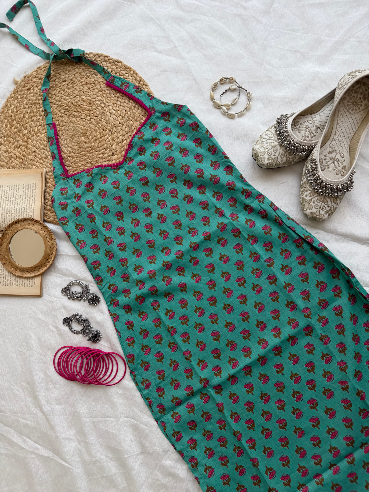 Haya long Halterneck kurti