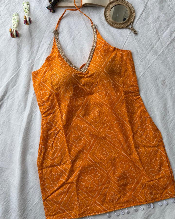 Himani Padded Halterneck Kurti