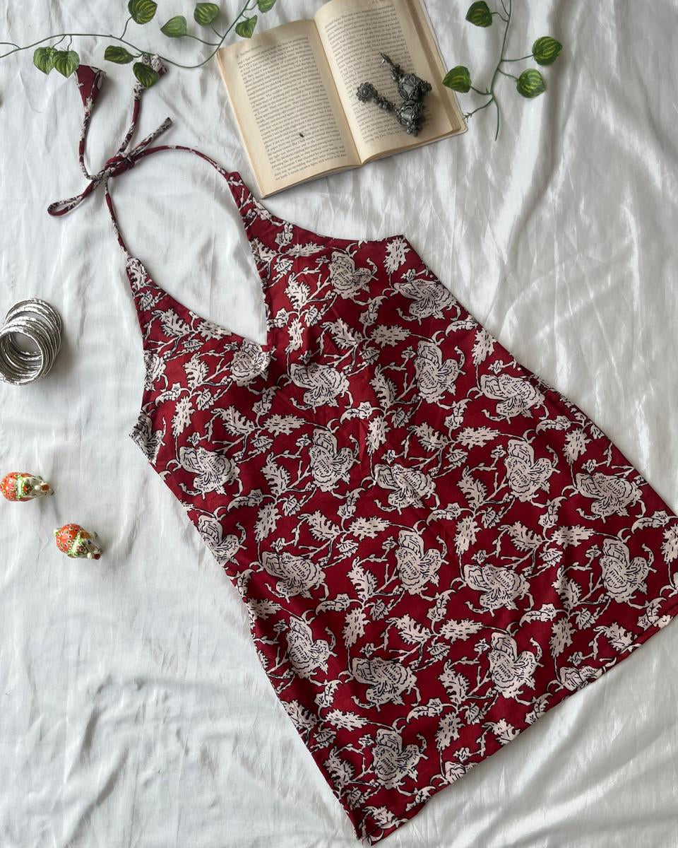 MOHINI PADDED BACKLESS KURTI