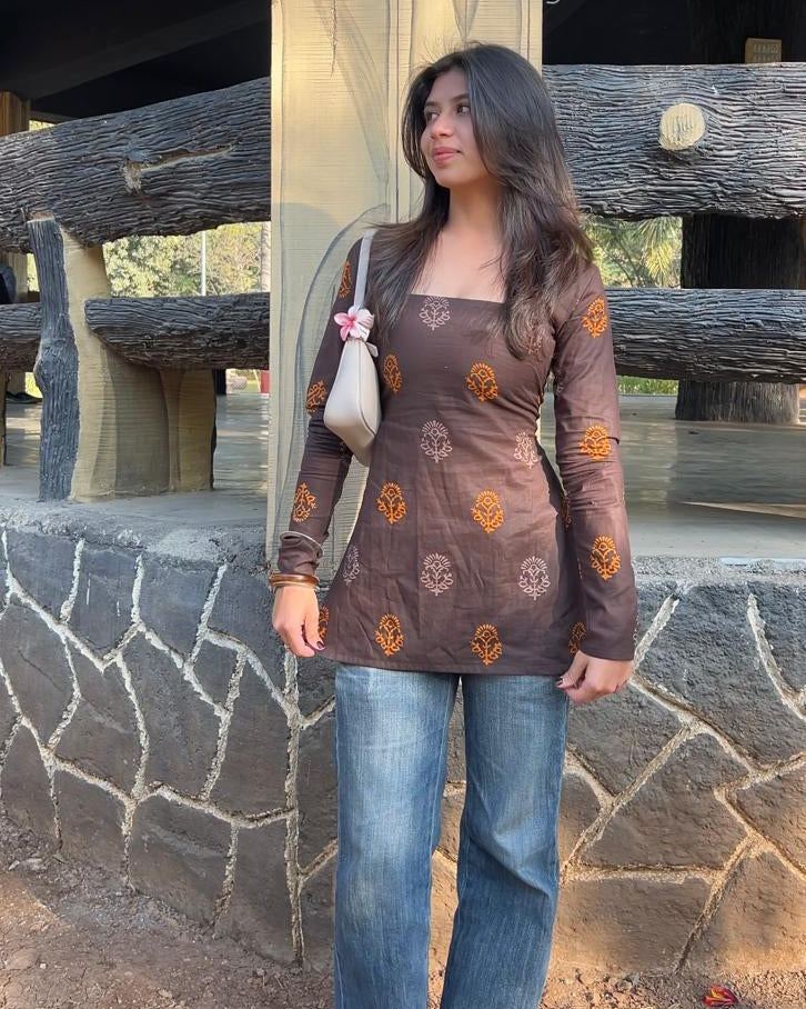 CHAHAT FULL SLEEVE KURTI