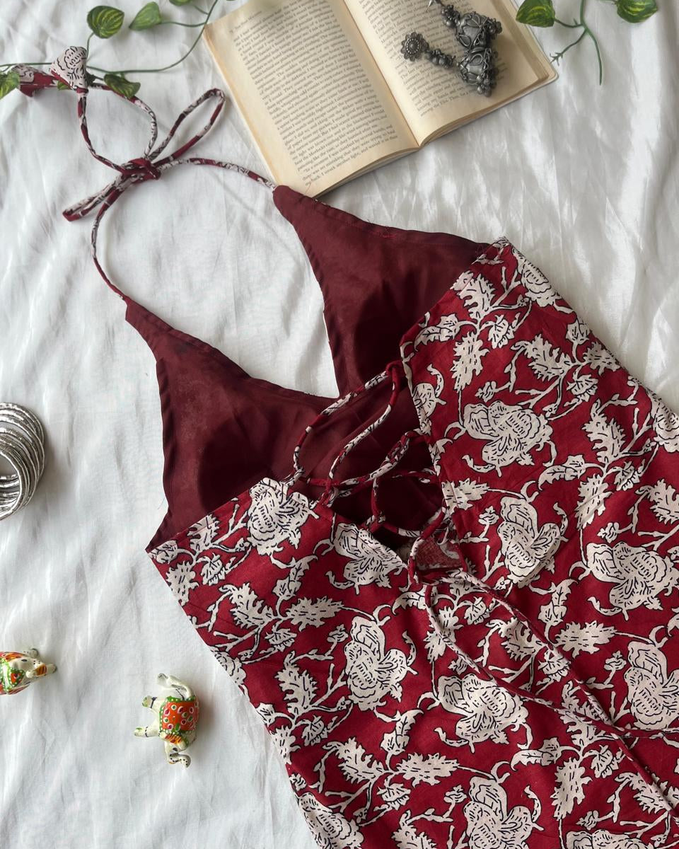 MOHINI PADDED BACKLESS KURTI